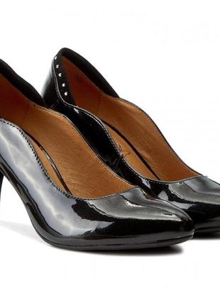 Комфортные туфли-лодочки из натуральной кожи немецкого бренда caprice2 фото
