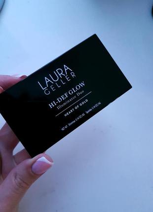 Хайлайтер laura geller beauty  hi-def glow illuminator duo – heart of gold7 фото