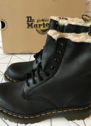 Черевики зимові dr. martens 1460 serena fur, us7, 38eur 24cm, оригінал2 фото