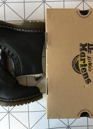 Черевики зимові dr. martens 1460 serena fur, us7, 38eur 24cm, оригінал6 фото