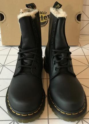 Черевики зимові dr. martens 1460 serena fur, us7, 38eur 24cm, оригінал3 фото