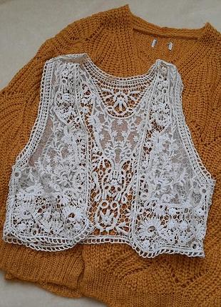 Мереживна накидка болеро