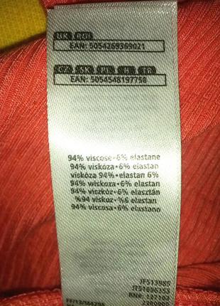 Водолазка американка,безрукавка віскозна коралова,40-46разм.,пог-35-50см4 фото