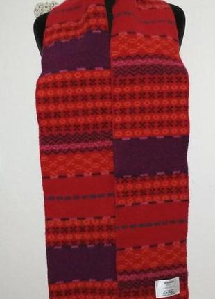 Фирменный теплющий яркий шерстяной шарф в этно стиле 100% шерсть супер качество!3 фото