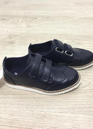 Нові броги туфлі туфлі на ліпучках нм хм h&m 26 27 29 34