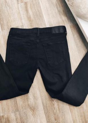 Отличные чорные качественные базовые джинсы скини 💣4 фото