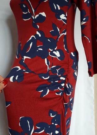 Трикотажное платье с длинным рукавом для беременных jojo maman bebe (размер 36-38)6 фото