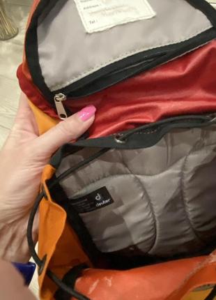 Оранжевый рюкзак 🎒 есть детские и брэндовые вещи8 фото