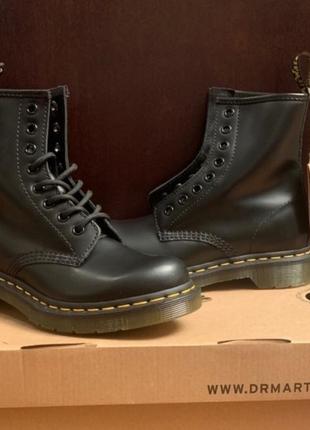 Черевики dr. martens 1460w black smooth 1460 w артикул 11821006