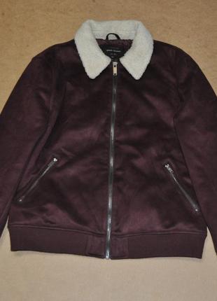 River island sherpa бомбер з хутром