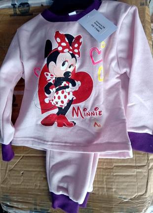 Тепла піжама disney minnie mouse