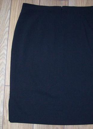 Черная юбка на подкладке, италия2 фото