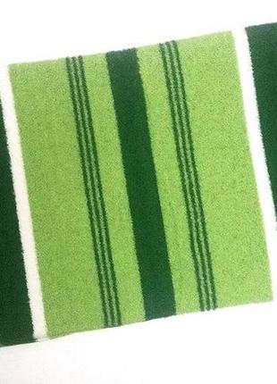 Полотенце лицевое махровое зеленое 50х100 см2 фото