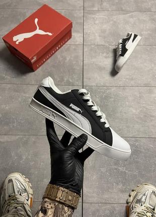 Puma suede🆕шикарні жіночі кросівки🆕чорно-білі шкіряні пума🆕на весну🆕жіночі кросівки🆕