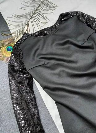 ‼️sale‼️🖤 черное нарядное платье мини с красивой спинкой 🖤2 фото
