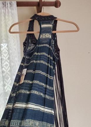 Длинное платье ralph lauren  стиль "бохо" 100% коттон в 2-х размерах s m7 фото