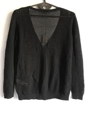Вовняний кардиган united colors of benetton # кашемір + вовна + ангора #ажурний кардиган