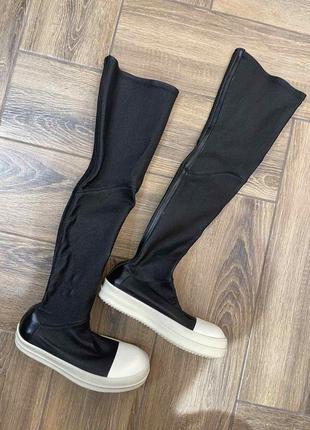Сапоги- ботфорты rick owens