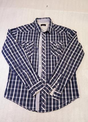 Рубашка zara стильный мужской размер 48-50. xl/42