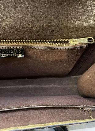 Сумочка чемоданчик кожаная fantasia, france5 фото
