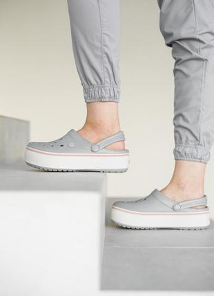 Знижка! crocs platform, крокси сабо на платформі