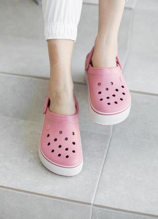 Знижка! new crocs platform, крокси сабо на платформі2 фото