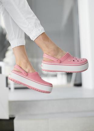 Знижка! crocs platform, крокси сабо на платформі