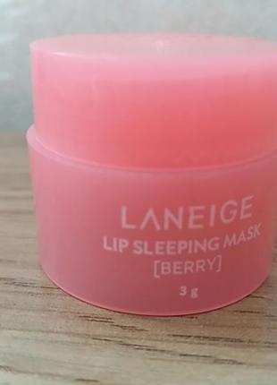 Laneige lip sleeping mask нічна маска для губ2 фото