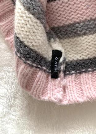 Вовняний комплект шарф+шапка3 фото