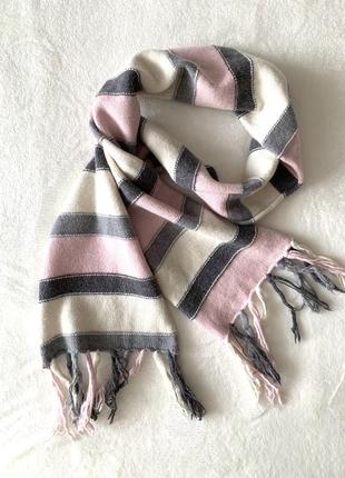 Вовняний комплект шарф+шапка4 фото