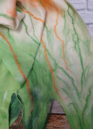 Палантин валяный из шерсти