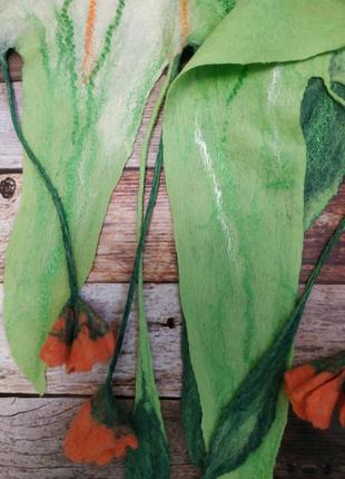 Палантин валяный из шерсти