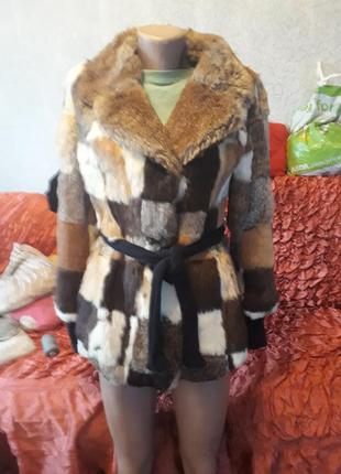 Шуба кролик