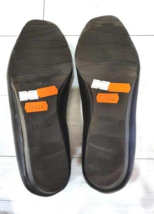 Удобные кожаные туфли на невысокой танкетке от бренда hotter, р.37 код t07269 фото