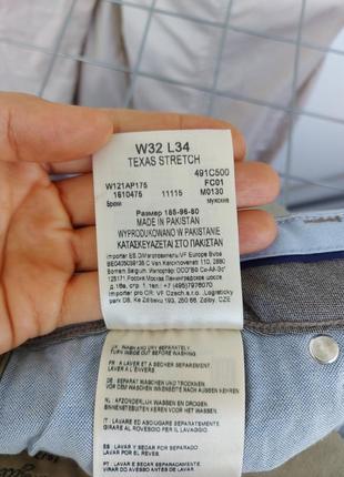 Чоловічі штани джинси wrangler w32 l34 оригінал, прямий крій7 фото
