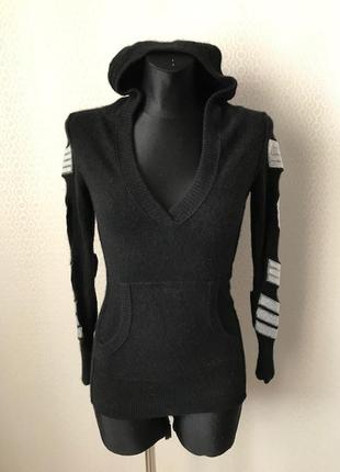 100% кашемір! худі d в каменях від культового бренду philipp plein, розмір xs