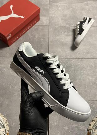 Кросівки puma suede black white.