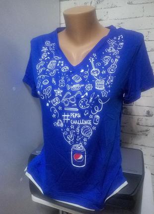 Стильная молодежная футболка.pepsi.унисекс.