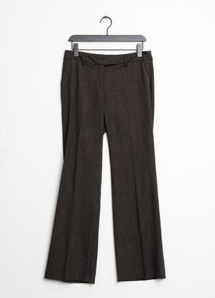 S.oliver женские черные брюки в мелкую полоску