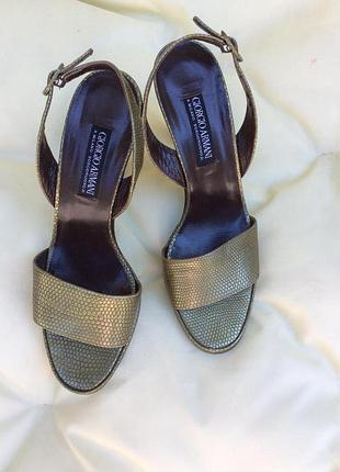 Giorgio armani italy винтажные оригинальные босоножки