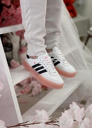Женские кроссовки адидас белые adidas10 фото