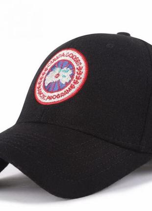 Зимние бейсболки кепки canada goose шерсть оригинал