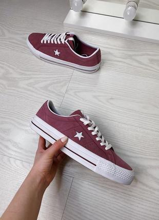 Кросівки шкіряні кеди converse one star pro