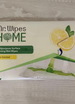 Салфетки для ламината и паркета mr.wipes farmasi parquet lemon1 фото