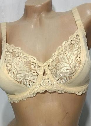 Milavitsa бюстгальтер лифчик бежевый с кружевом 70c,d