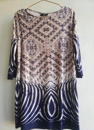 Гарне плаття( туніка), абстрактний принт, wallis, розмір м1 фото