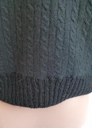 Carthago свитер укорочен с рукавом в три черверти кашемир из шерсти мериноса фактурный6 фото