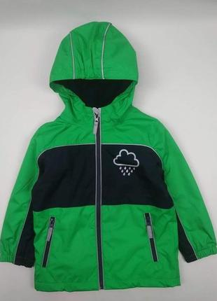 Непромокаемая куртка, дождевик, ветровка на флисе для мальчика р. 98, topolino5 фото