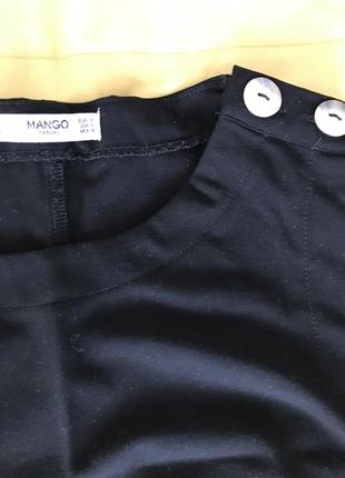 Платье/сарафан черное без рукавов р.m mango7 фото