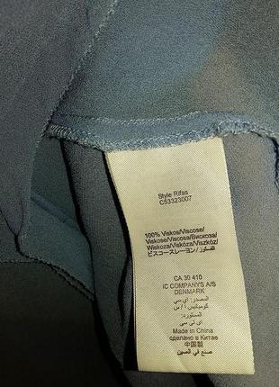 Голубая блуза из вискозы in wear 12-14 размер6 фото